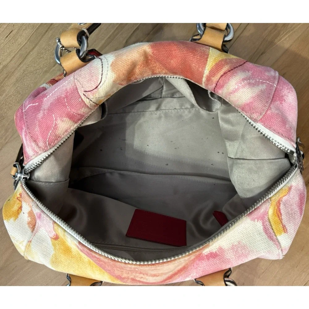Coach Ashley Multicolor Floral Satchel & Matching Zip Wallet F21885/A1349